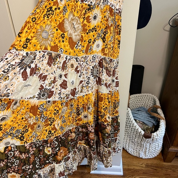 Spell desert daisy dress mustard size small - Picture 4 of 7